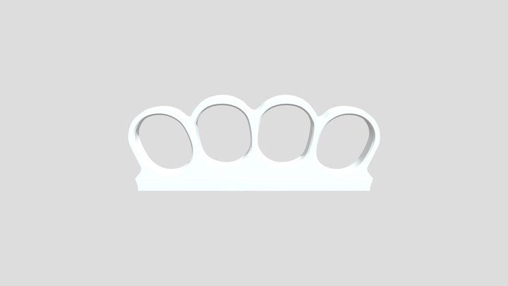 4 Ring Bag Handle 3D Model