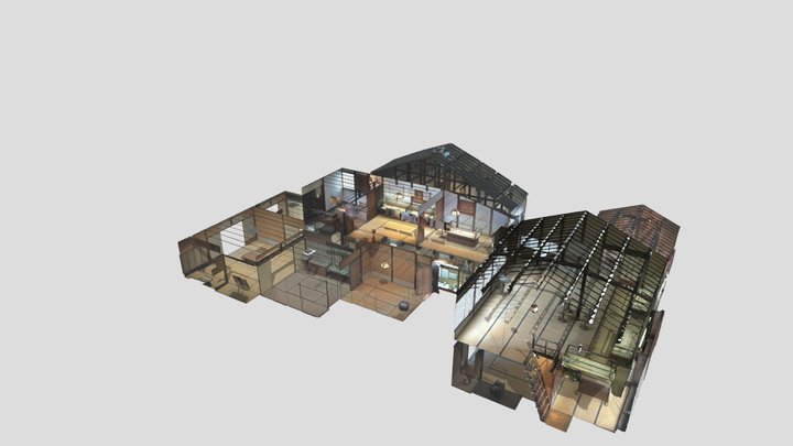適塾内観 3D Model