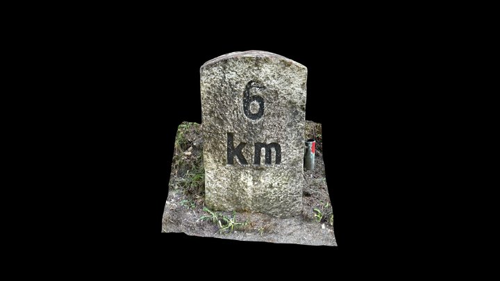 Milestone Innertkirchen - Sustenpass km 6 – Free 3D Model STL