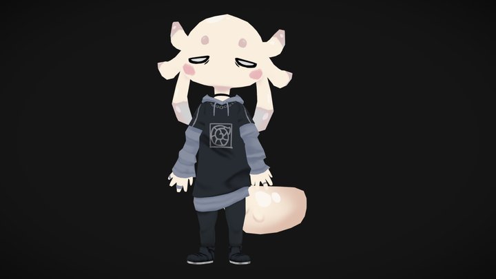 Scam warning - MLarty Axolotl Sona 3D Model