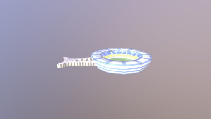 Estádio de Futebol 3D Model