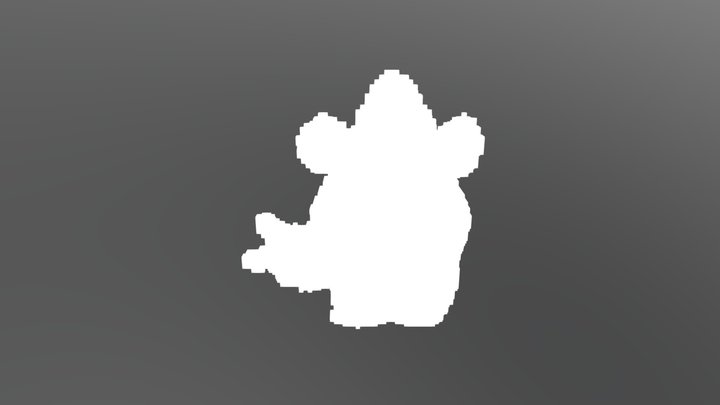 Blocky Funtime freddy vinyl figure 3D Model