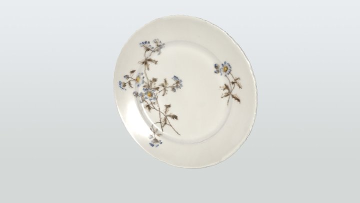 Floral Plate – Modello 3D gratuito STL