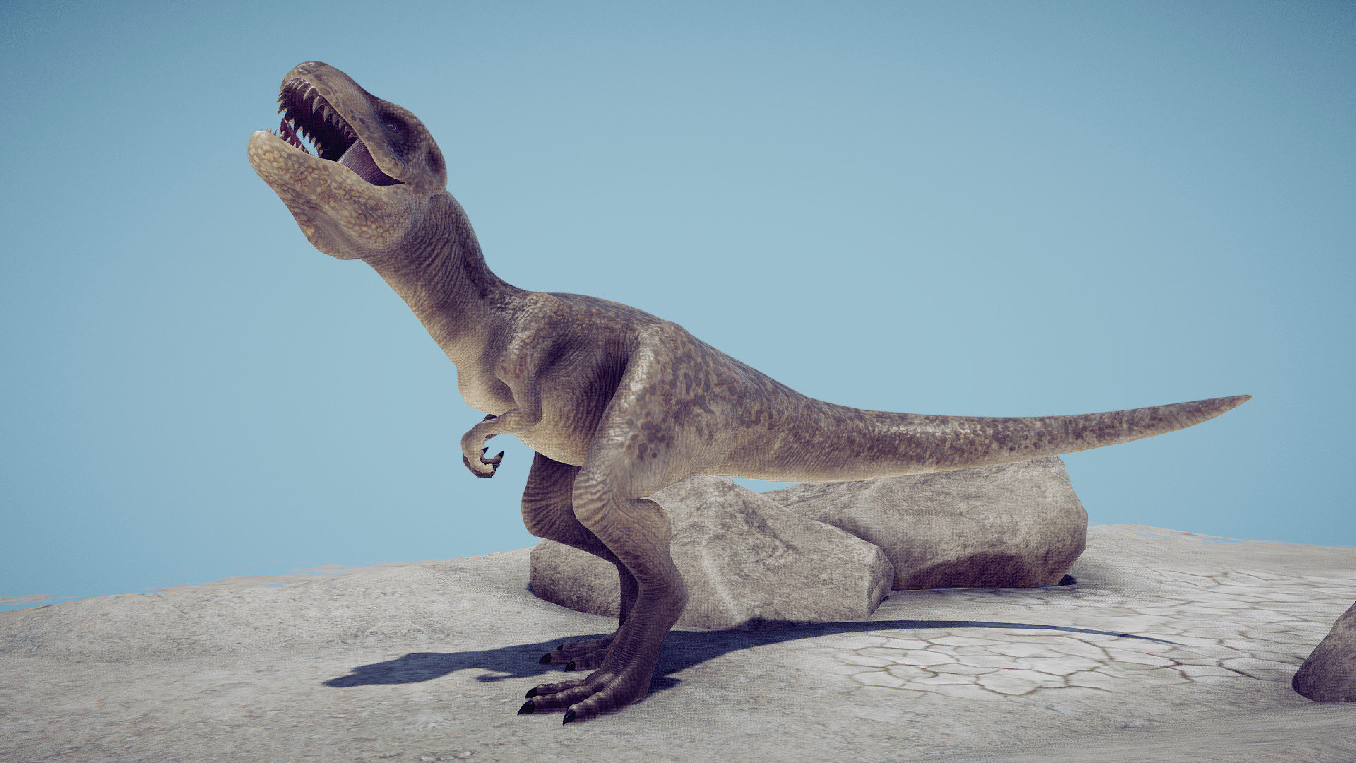 Animated T Rex 3d Model By Kyan0s [b3f6f87] Sketchfab