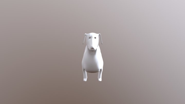 Sausage Dog 3D Model