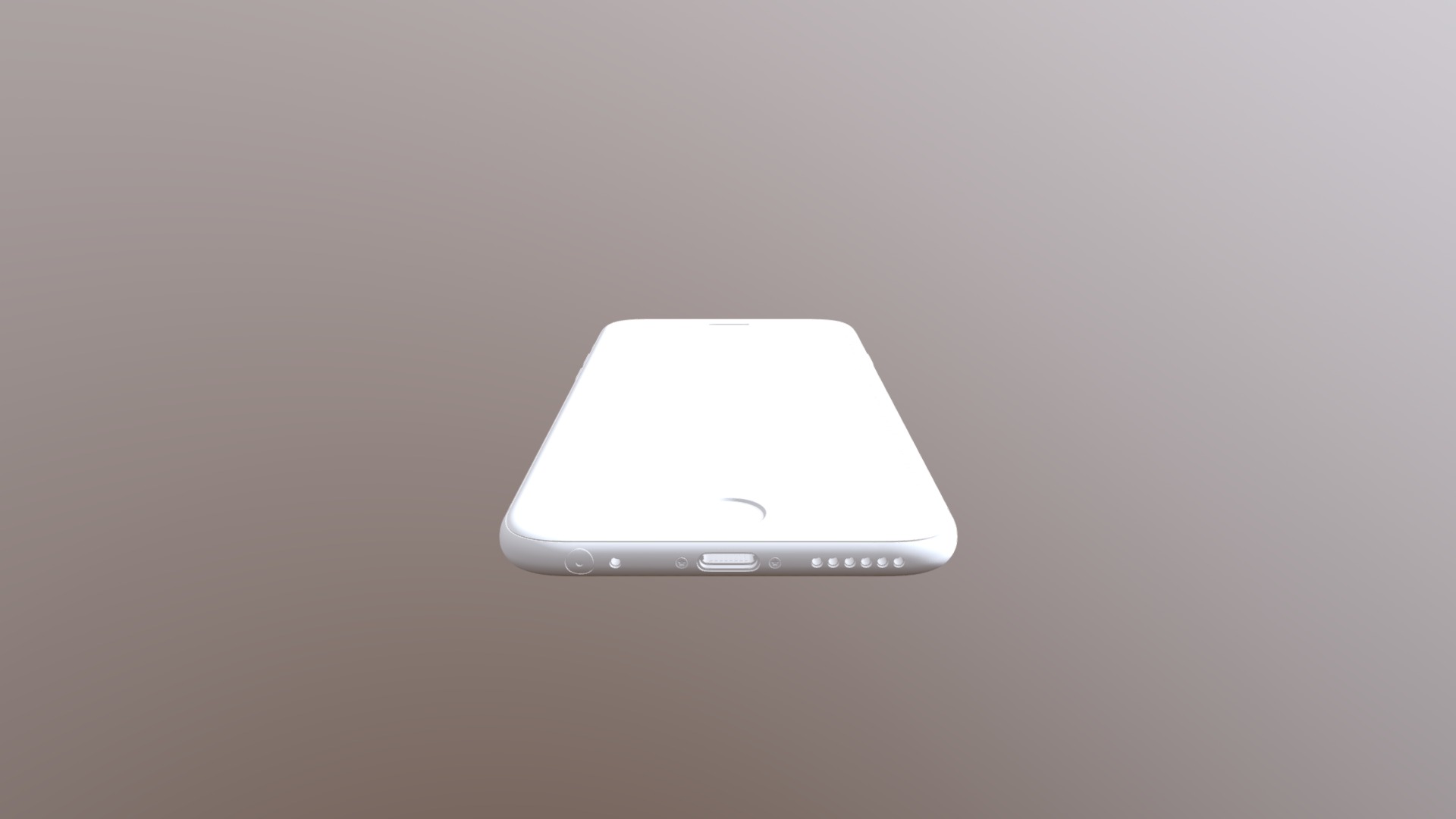 3D model iPhone 6 – original Apple dimensions - This is a 3D model of the iPhone 6 - original Apple dimensions. The 3D model is about a white cell phone.