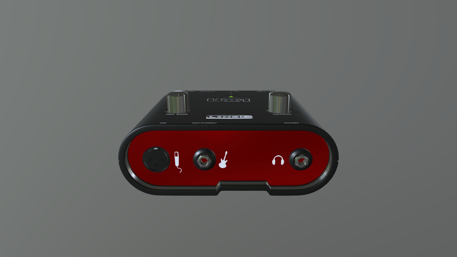 3D model UX1 – ZOOM Line6 - This is a 3D model of the UX1 - ZOOM Line6. The 3D model is about graphical user interface.