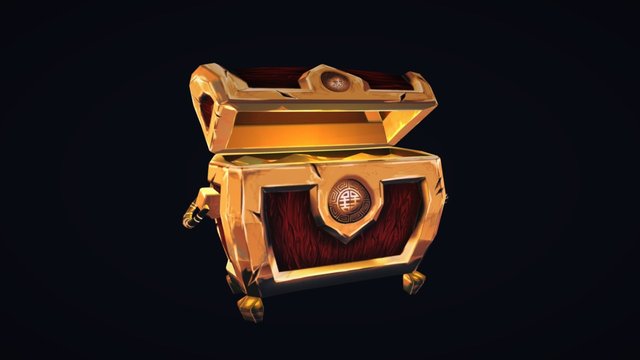Treasure Chest 3D Model