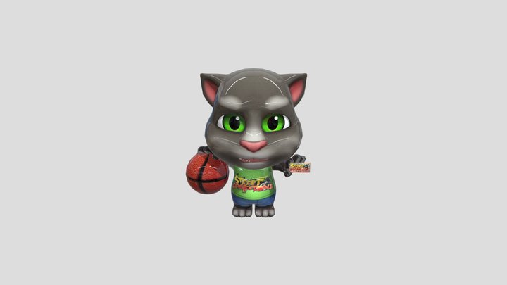 Talking Tom x street basketball arcade 3D Model