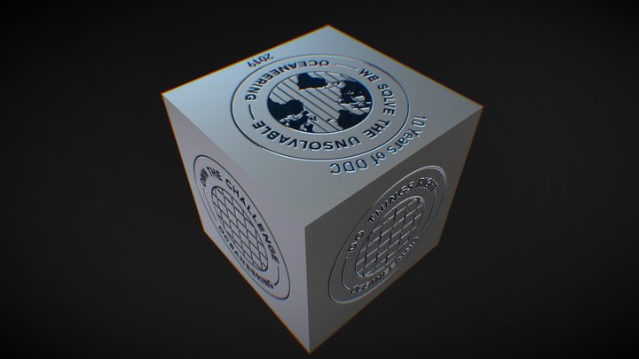 3d Crystal Cube 3D Model