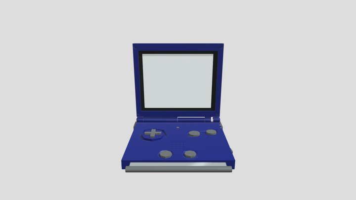Gameboy 3D Model