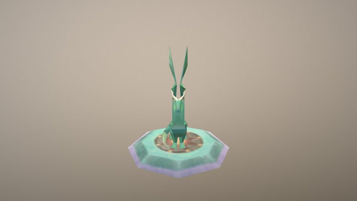 Crystal Dragon 3D Model