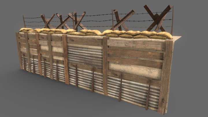 Trenches 3D Model