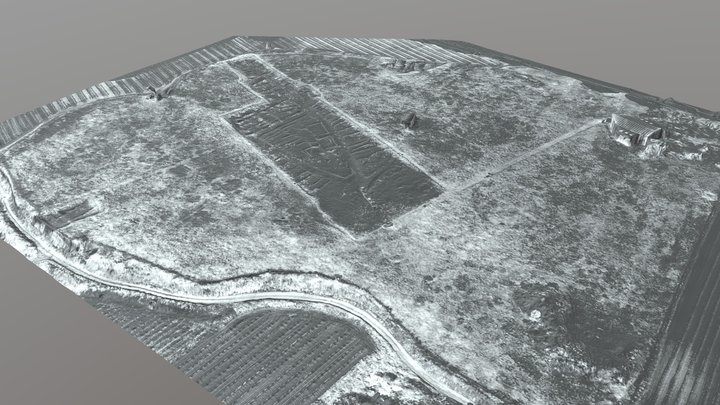 poblado de La Hoya en NDVI 3D Model