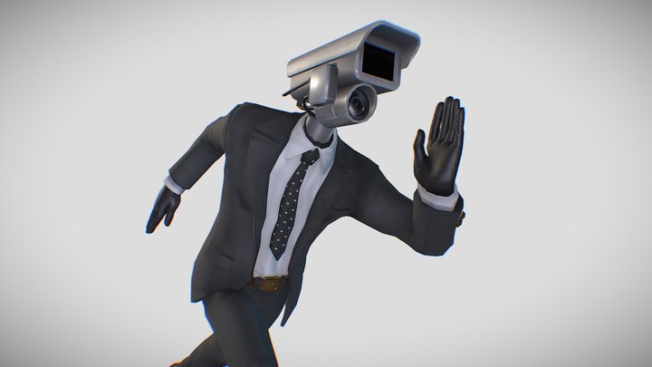 Cameraman 3D Model