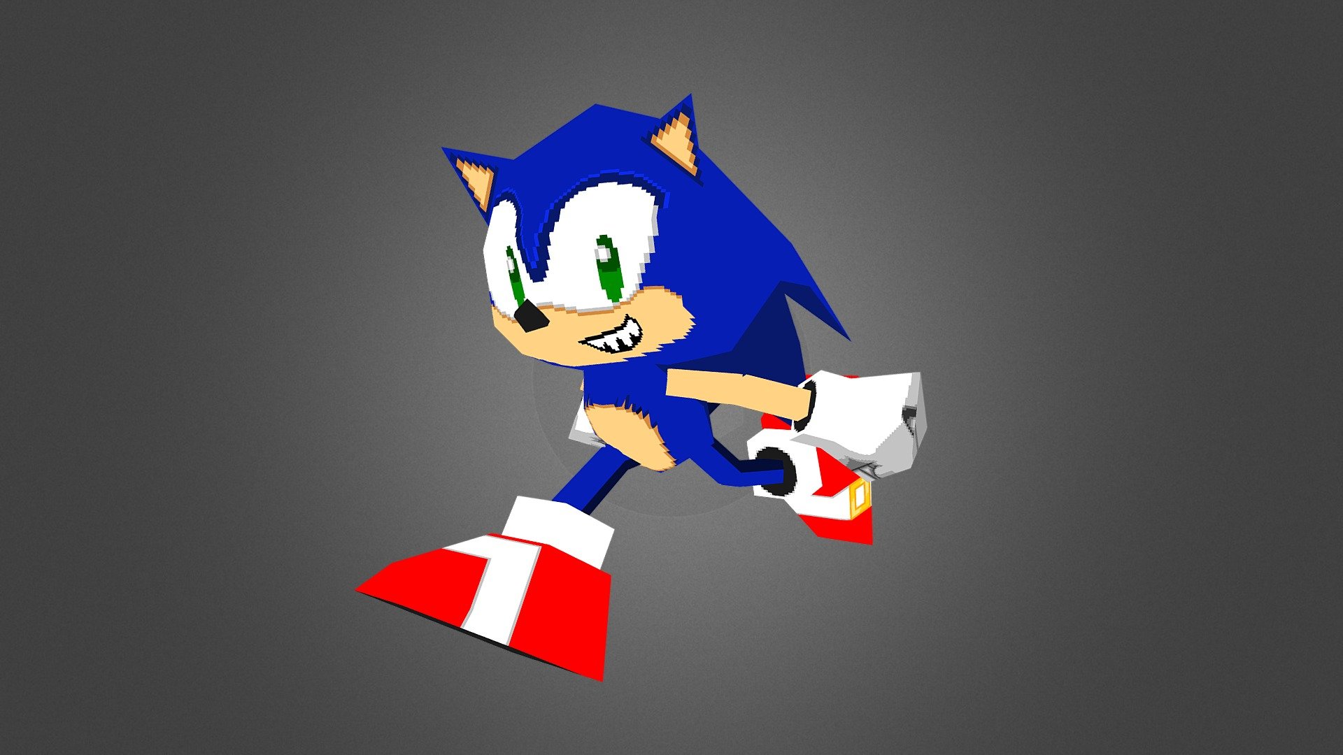 3д игры соника. Classic Sonic 3d. Sonic Adventure Sonic 3d model. Sonic 3ds model. Соник ехе 3д модель.