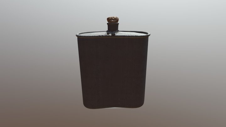 Flask 2K 10vert Combined 3D Model