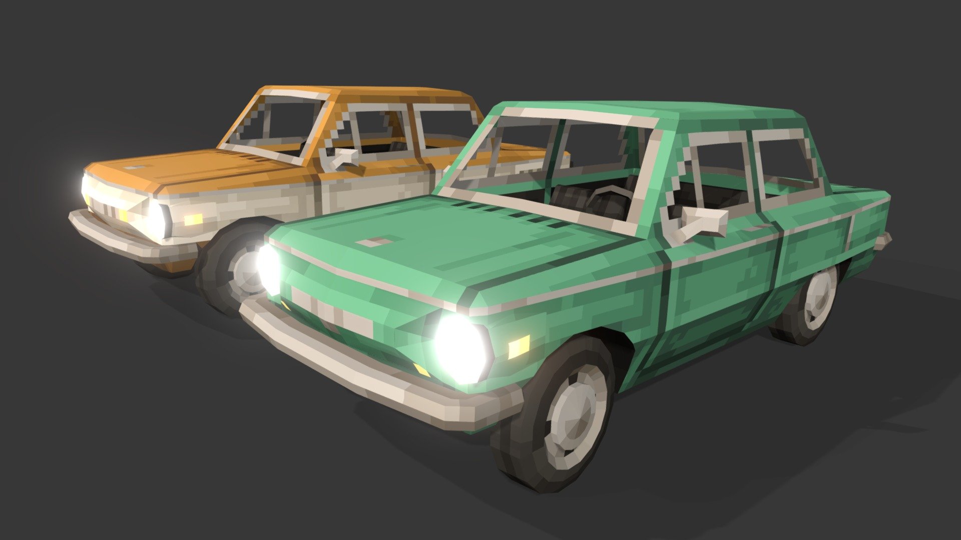 ZAZ-968 [Blockbench] - 3D model by Falanta (@Falanta) [b3fe428]