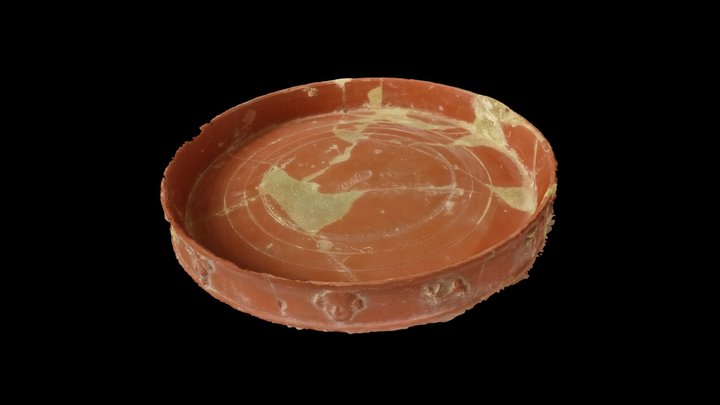 Italian Plate, El-Jem Museum 3D Model
