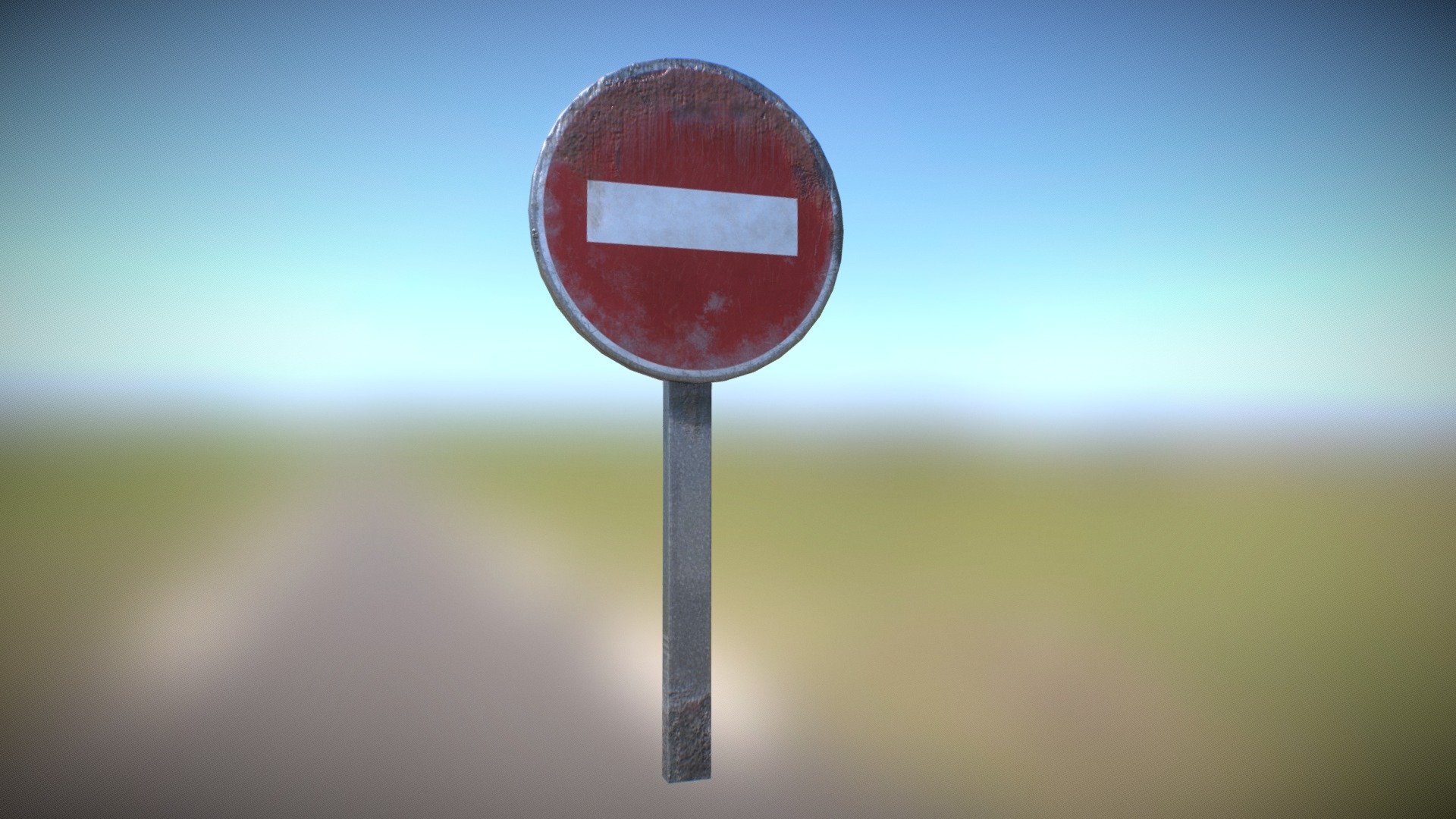 Road sign - No entry