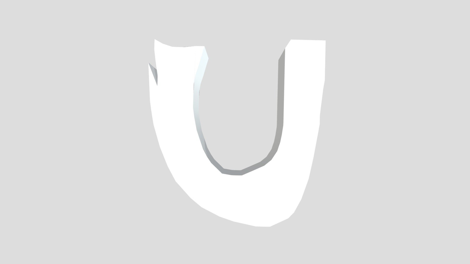 Letter U