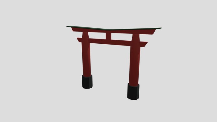 Daily Models 11-5: Torii Gate 3D Model