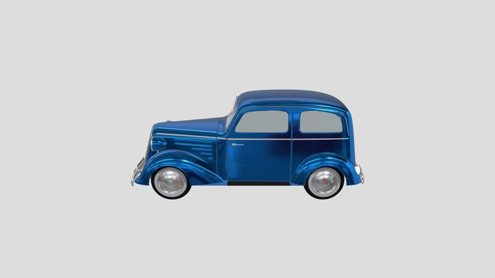 1932 Old Car 3D Model