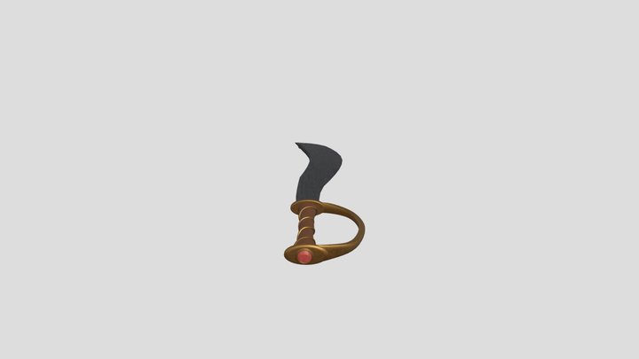 Wicked Scimitar 3D Model