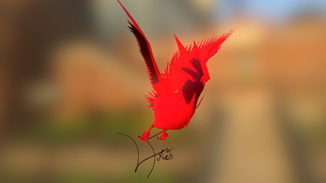 Bird of CD Projekt RED 3D Model