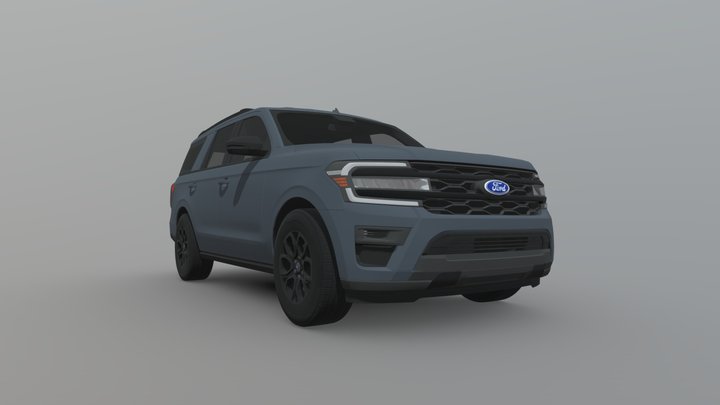 Ford Expedition Max 2022 3D Model