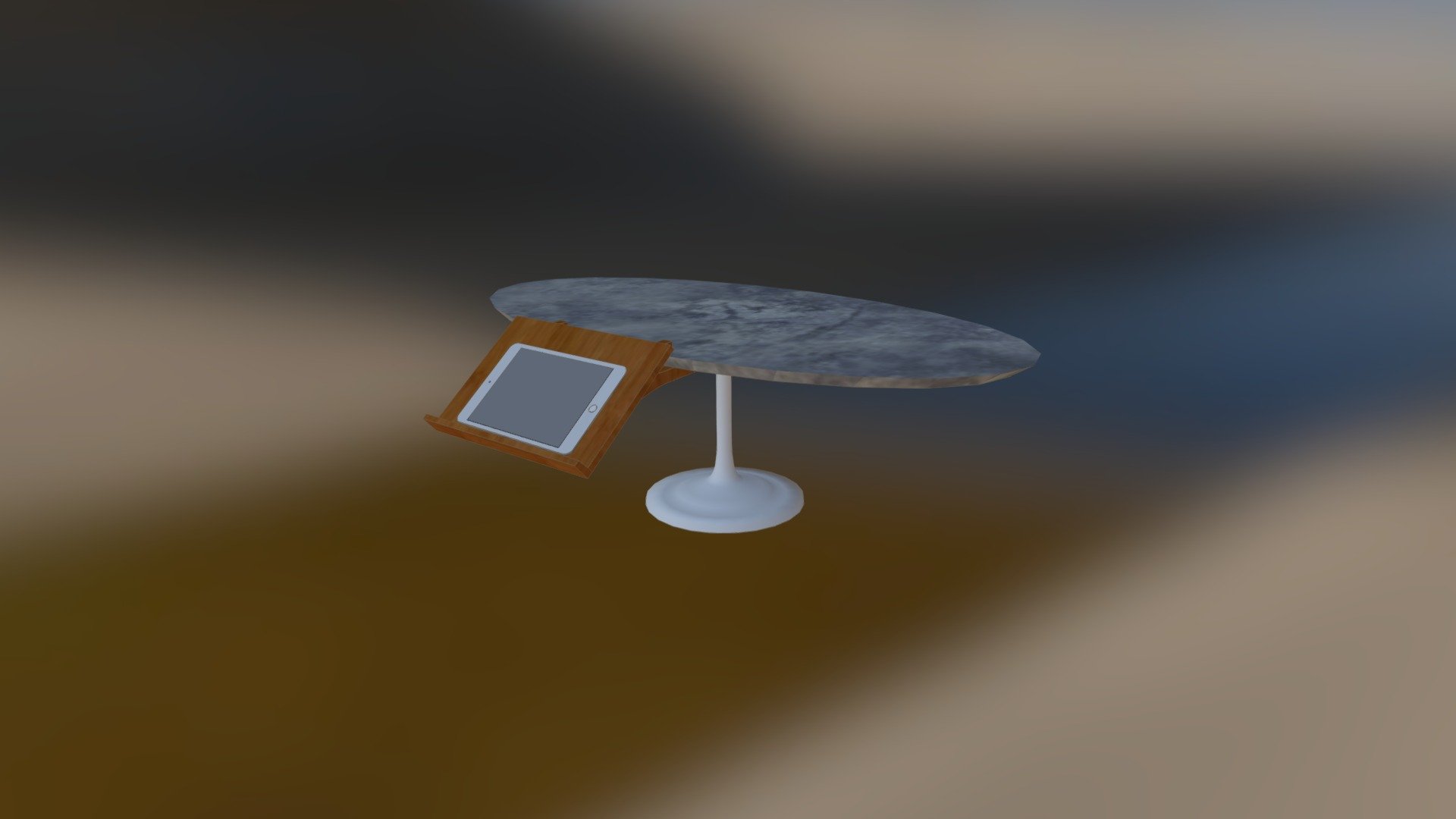 Lectern with table