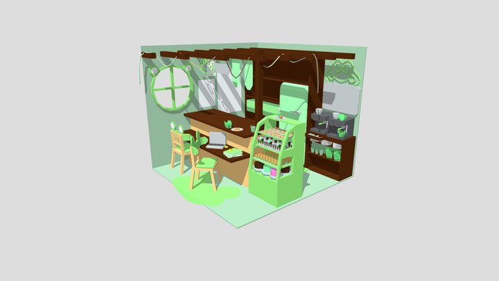 DAE03 - CRIB - Blockout 3D Model