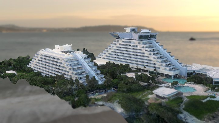 Royal Holiday Hotel - Cancun 3D Model