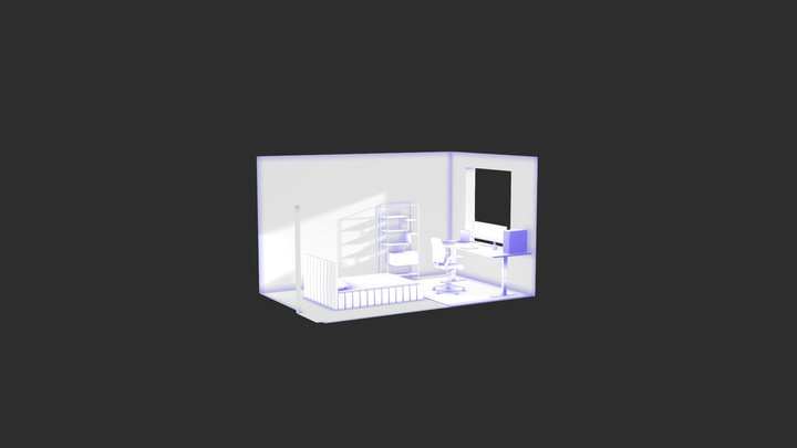 Room Scene 3D Model