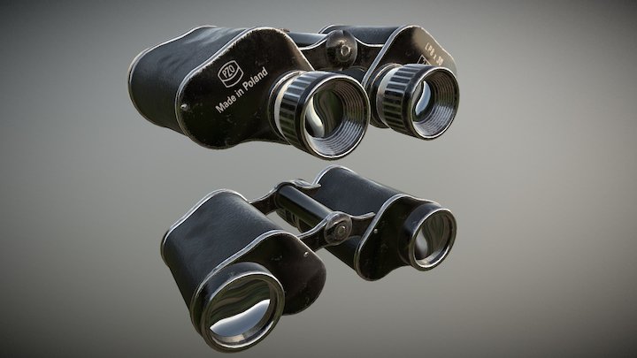 Old binoculars 3D Model