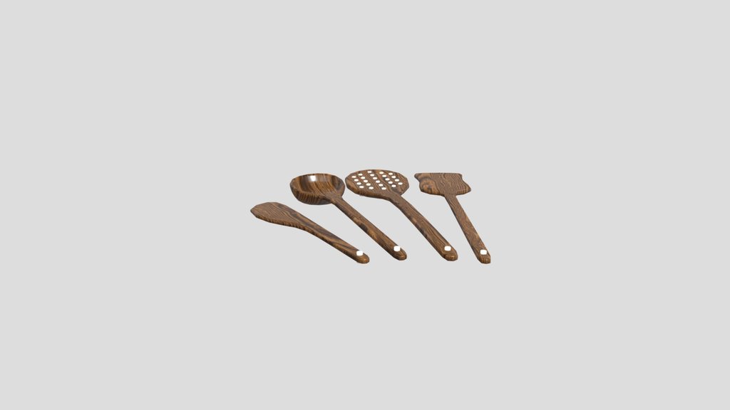Wooden Spatula Set