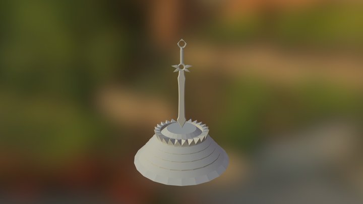 sværd 3D Model