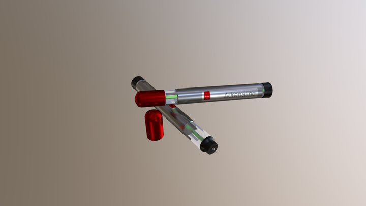 Syringe Adrenaline 3D Model
