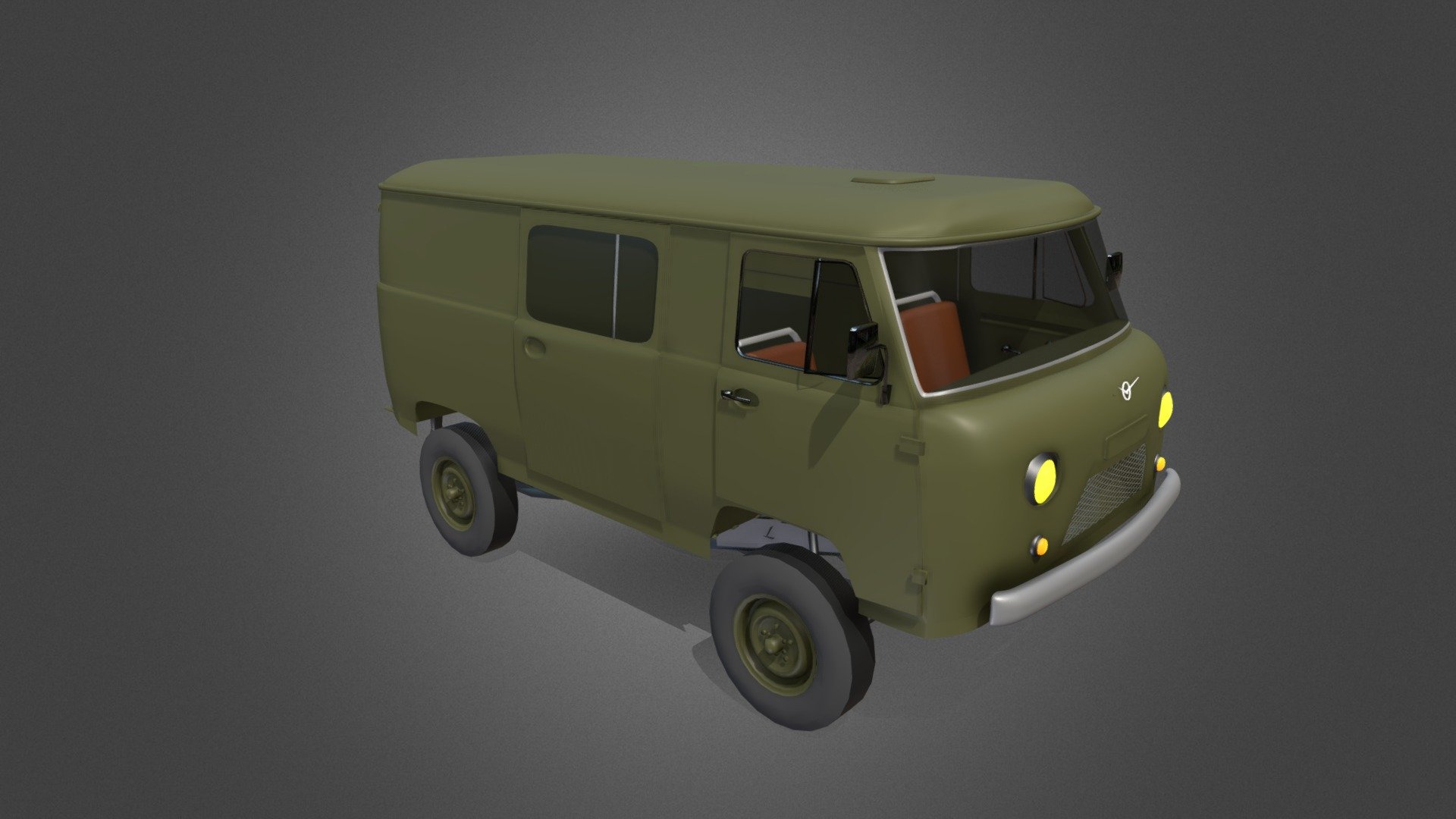 уаз 452 (Буханка) - Download Free 3D model by UralStrong_lybnineg  (@lybnineg) [b408ae1]