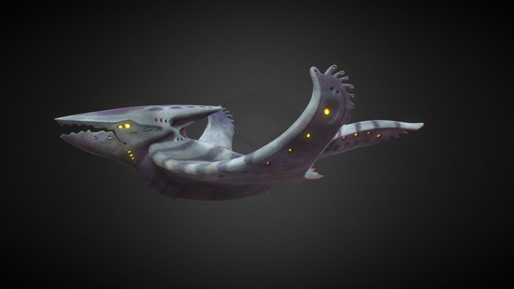 Aquatic Bird Leviathan (Subnautica) 3D Model