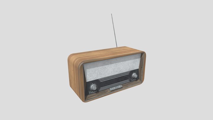 Radio 3D Model