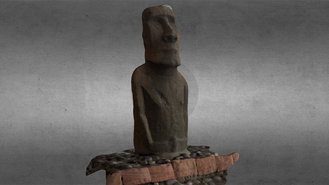 Moai II 3D Model