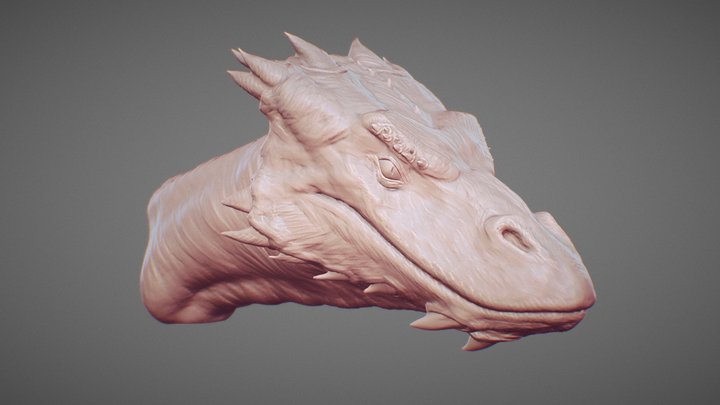Dragon Sketch 3D Model