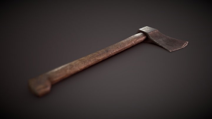 Old hatchet 3D Model
