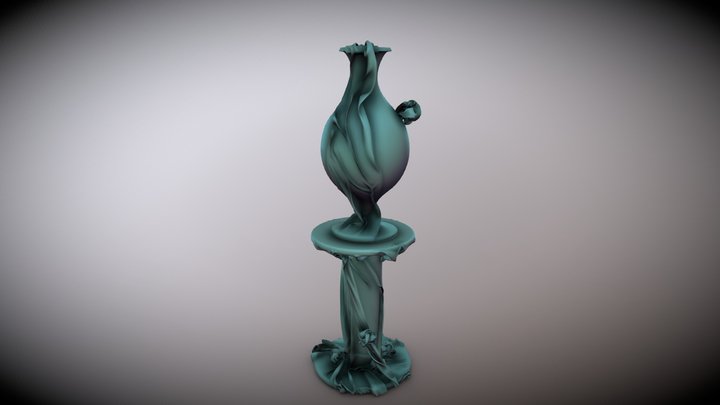Fabric Sculpting Art Fbx 3D Model