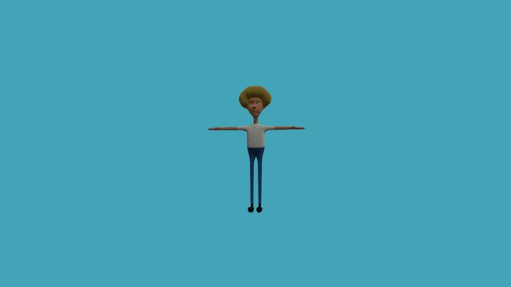Stylized 3D character 3D Model