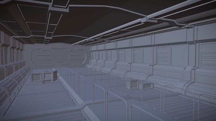 Sci Fi Yeva Spivak 3D Model