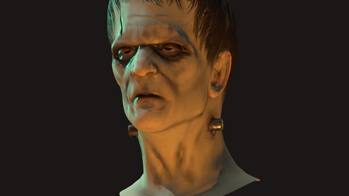 Boris Karloff - Frankenstein's Monster 3D Model