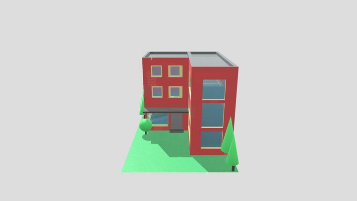 Prédio Simples p THiago 3D Model