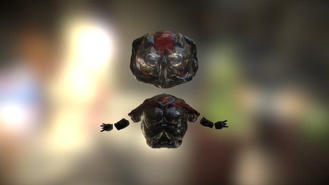 Helmet + Chestplate + Wrists + Arms 3D Model